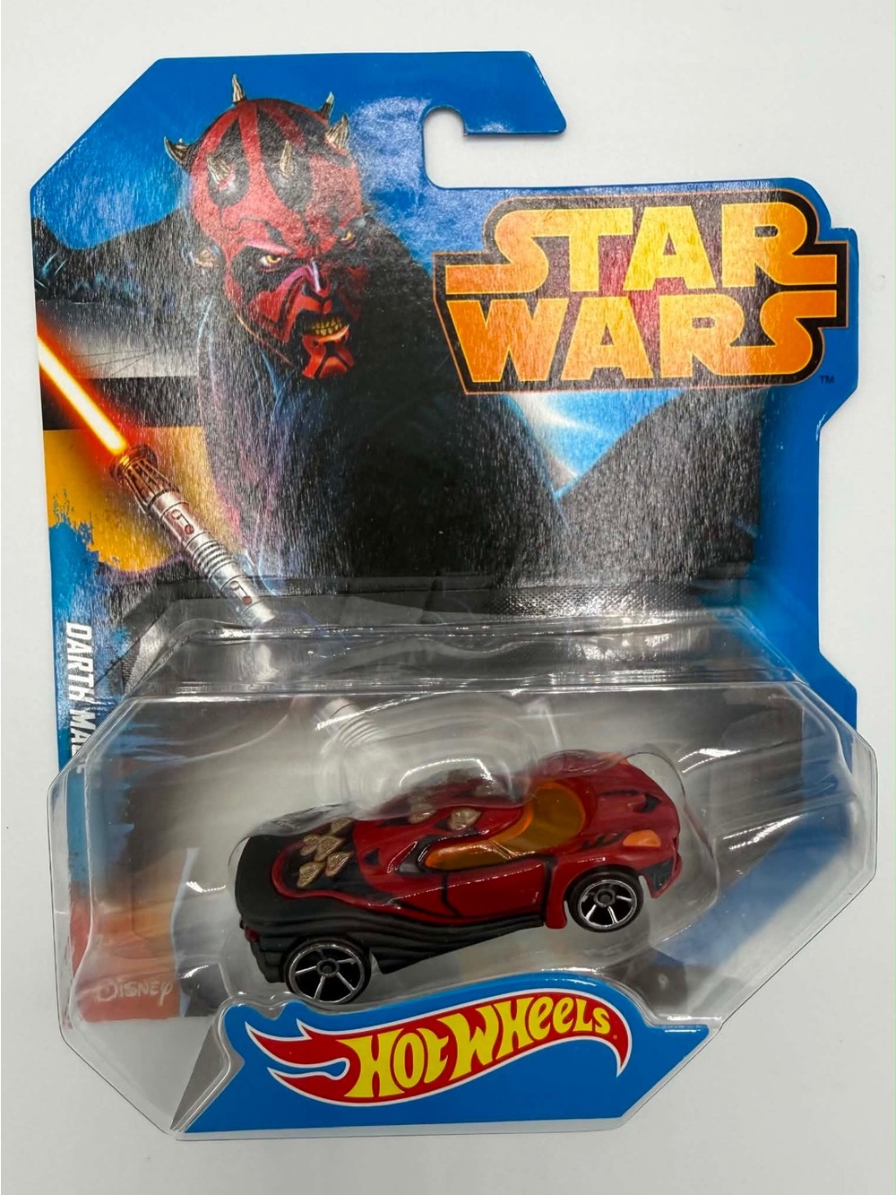 Hot Wheels Star Wars Darth Maul Die-cast Metal Car 1:64 scale Disney New 2014 - Picture 1 of 2